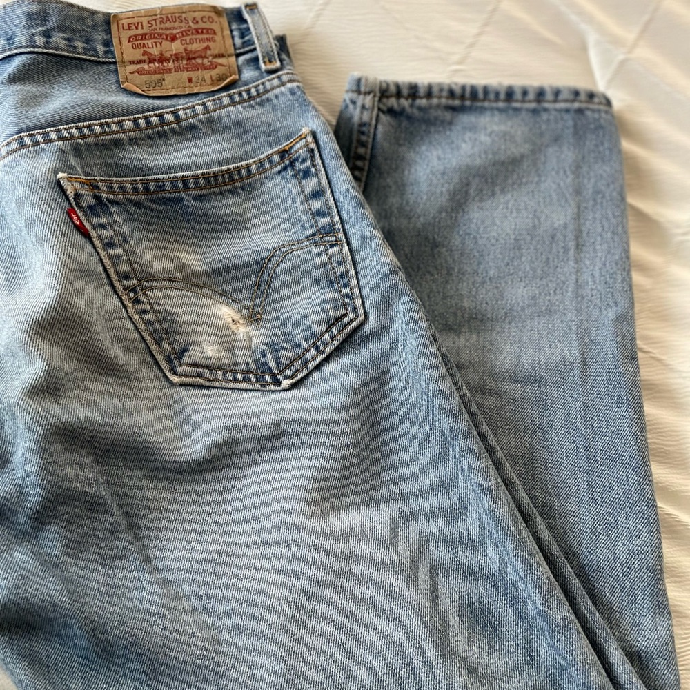 Regular fit, vintage Levi blue jeans